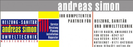 Andreas Simon Visitenkarte