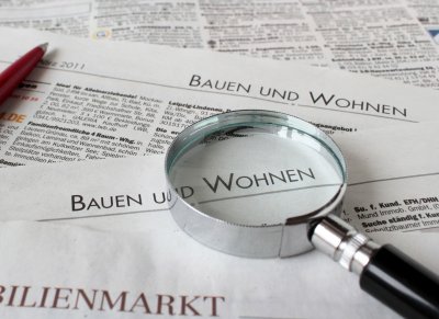 Lupe Bauen und Wohnen