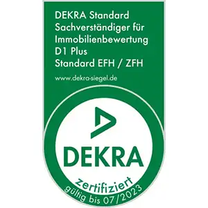 DEKRA Siegel für Sachverständiger Immobilienbewertung